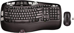 Logitech - Black Keyboard/Mouse - Use with Windows XP, Vista, 7, 8 - All Tool & Supply