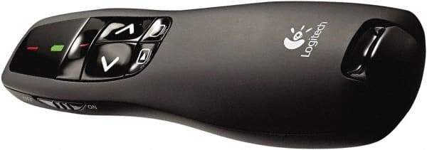 Logitech - Black Wireless Presenter - Use with Windows XP, Vista, 7, 8 - All Tool & Supply