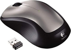 Logitech - Silver Mouse - Use with Windows XP, Vista, 7, 8 - All Tool & Supply