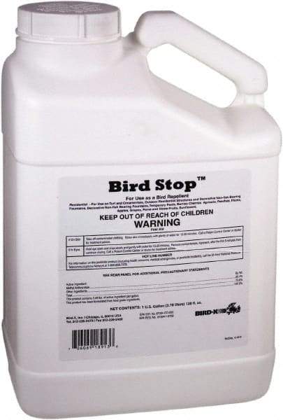 Bird-X - 1 Gal Liquid Bird Repellent - Targets Geese, Pigeons, Sparrows, Starlings, Gulls, Ducks - All Tool & Supply