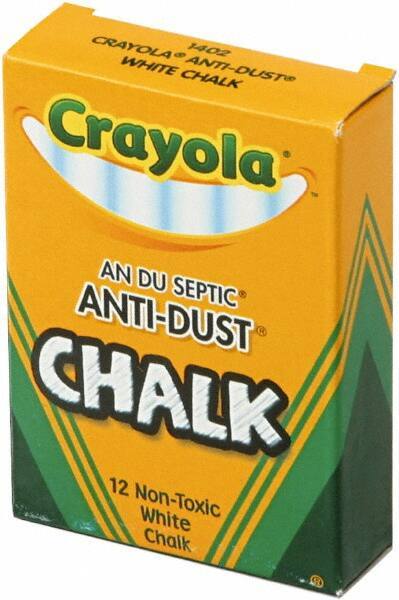 Crayola - Chalk Display/Marking Boards Accessory Type: Nontoxic Anti-Dust Chalks For Use With: Chalk Boards - All Tool & Supply