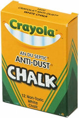 Crayola - Chalk Display/Marking Boards Accessory Type: Nontoxic Anti-Dust Chalks For Use With: Chalk Boards - All Tool & Supply