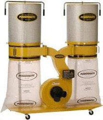 Jet - 115/230 Volt Dust Collector - 236 CFM Air Flow, 10-1/2" Static Pressure Water Level - All Tool & Supply