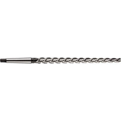 DORMER - 12mm Pin, 0.6304" Diam, 0.4649" Small End, Morse Taper Shank, 210mm Flute, Taper Pin Reamer - All Tool & Supply