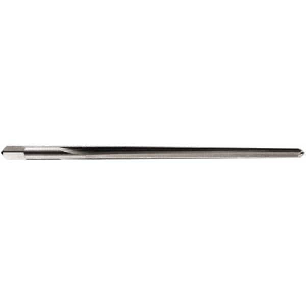 DORMER - 7mm Pin, 0.3704" Diam, 0.2719" Small End, 9mm Diam Straight Shank, 125mm Flute, Taper Pin Reamer - All Tool & Supply