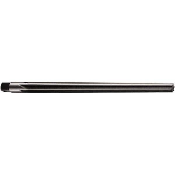 DORMER - 10mm Pin, 0.528" Diam, 0.3901" Small End, 13.3mm Diam Straight Shank, 175mm Flute, Taper Pin Reamer - All Tool & Supply