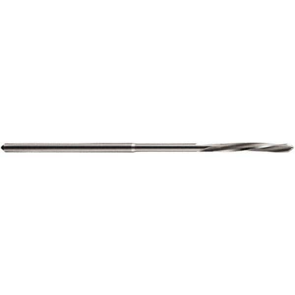 Chucking Reamer: 0.1379″ Dia, 2.758″ OAL, 0.7092″ Flute Length, Straight Shank, Solid Carbide 6 Flute, RH