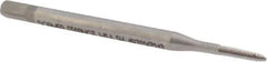 DORMER - M1.4x0.30 Metric Coarse 6H 2 Flute Bright Finish High Speed Steel Straight Flute Machine Tap - Bottoming, Right Hand Thread, 40mm OAL, 6mm Thread Length, Oversize - All Tool & Supply