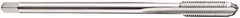 DORMER - M18x1.50 Metric Fine 6H 4 Flute Bright Finish Cobalt Straight Flute Machine Tap - Bottoming, Left Hand Thread, 110mm OAL, 24mm Thread Length, Oversize - Exact Industrial Supply