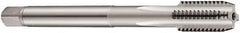 DORMER - 3/4-10 UNC 2B 4 Flute Bright Finish Cobalt Straight Flute Machine Tap - Bottoming, Right Hand Thread, 140mm OAL, 34mm Thread Length, Oversize - Exact Industrial Supply