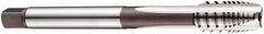 DORMER - M16x2.00 Metric Coarse, 3 Flute, Bright Finish, Cobalt Spiral Point Tap - Plug Chamfer, Right Hand Thread, 110mm OAL, 25mm Thread Length, 12mm Shank Diam, 6H Class of Fit, Series E266 - Exact Industrial Supply