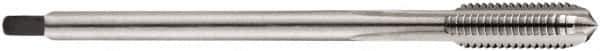 DORMER - M22x2.50 Metric Coarse 6H 4 Flute Bright Finish Cobalt Straight Flute Machine Tap - Taper, Right Hand Thread, 140mm OAL, 34mm Thread Length, Oversize - Exact Industrial Supply