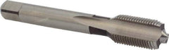 DORMER - 1/8-28" BSPP, 3 Flutes, Bottoming Chamfer, Bright Finish, High Speed Steel British Standard Pipe Tap - 0.2165" Square Size, Series E119 - Exact Industrial Supply