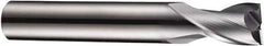 DORMER - 4mm Diam, 5mm LOC, 2 Flute Solid Carbide Keyway End Mill - Spiral Flute, AlCrN Finish, 6mm Shank Diam, 54mm OAL, 30° Helix, Centercutting - All Tool & Supply