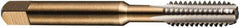 DORMER - M22x2.50 Metric Coarse 6H 4 Flute Bright Finish High Speed Steel Straight Flute Machine Tap - Bottoming, Left Hand Thread, 118mm OAL, 29mm Thread Length, Oversize - All Tool & Supply