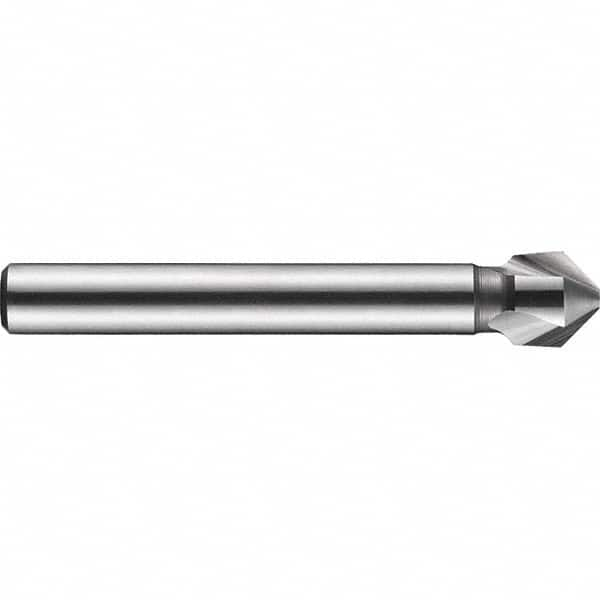 DORMER - 10mm Shank Diam, 3 Flute 90° Solid Carbide Countersink - All Tool & Supply