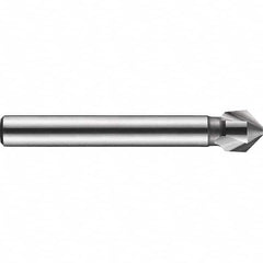 DORMER - 6mm Shank Diam, 3 Flute 90° Solid Carbide Countersink - All Tool & Supply