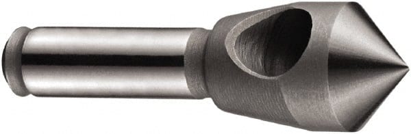 DORMER - 53mm Head Diam, 15mm Shank Diam, 1 Flute 90° Cobalt Countersink - All Tool & Supply