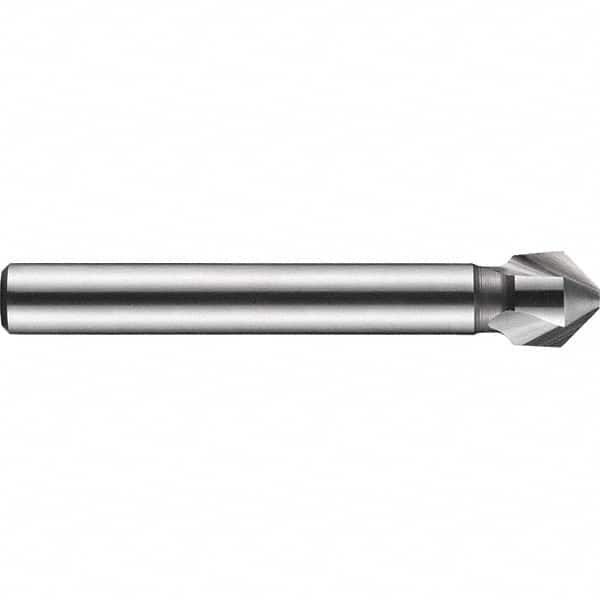 DORMER - 6mm Shank Diam, 3 Flute 90° High Speed Steel Countersink - All Tool & Supply