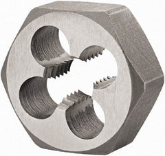 DORMER - 1-1/2 - 11 BSPP Thread, Nonadjustable Round Pipe Die - High Speed Steel, Right Hand Thread - Exact Industrial Supply