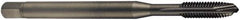 DORMER - M24x3.00 Metric Coarse, 4 Flute, Oxide Finish, Cobalt Spiral Point Tap - Plug Chamfer, Right Hand Thread, 160mm OAL, 38mm Thread Length, 18mm Shank Diam, 6H Class of Fit, Series EP016H - Exact Industrial Supply