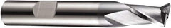 DORMER - 3mm Diam, 4mm LOC, 2 Flute Solid Carbide Keyway End Mill - Spiral Flute, AlCrN Finish, 6mm Shank Diam, 50mm OAL, 30° Helix, Centercutting - All Tool & Supply