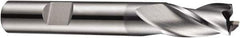 DORMER - 3.5mm Diam, 7mm LOC, 3 Flute Solid Carbide Keyway End Mill - Spiral Flute, AlCrN Finish, 6mm Shank Diam, 57mm OAL, 30° Helix, Centercutting - All Tool & Supply