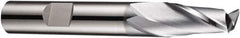 DORMER - 2mm Diam, 6mm LOC, 2 Flute Solid Carbide Keyway End Mill - Spiral Flute, AlCrN Finish, 6mm Shank Diam, 57mm OAL, 30° Helix, Centercutting - All Tool & Supply