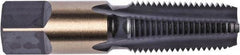 Union Butterfield - 1-1/2 - 11-1/2 NPT Thread, 7 Flute Standard Pipe Tap - 4-1/4" OAL, 1-3/4" Thread Length, Oxide Finish, High Speed Steel - Exact Industrial Supply