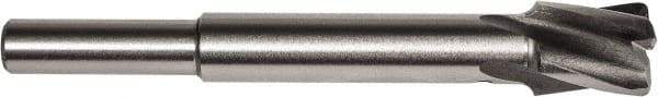 Union Butterfield - 1/4" Diam, 1/4" Shank, Diam, 4 Flutes, Straight Shank, Interchangeable Pilot Counterbore - 2-3/8" OAL, 1/2" Flute Length, Bright Finish, High Speed Steel, Aircraft Style - All Tool & Supply