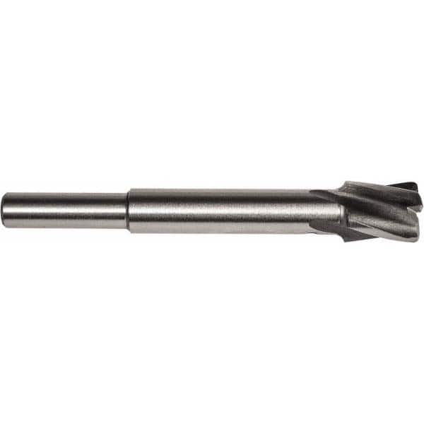 Union Butterfield - 3/4" Diam, 1/4" Shank, Diam, 4 Flutes, Straight Shank, Interchangeable Pilot Counterbore - All Tool & Supply