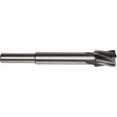 Union Butterfield - 13/16" Diam, 1/4" Shank, Diam, 4 Flutes, Straight Shank, Interchangeable Pilot Counterbore - All Tool & Supply