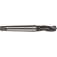 Union Butterfield - 1-1/8" Diam, 3" Shank, Diam, 3 Flutes, Taper Shank, Interchangeable Pilot Counterbore - All Tool & Supply