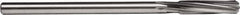 Union Butterfield - 17/64" High Speed Steel 6 Flute Chucking Reamer - Spiral Flute, 1/4" Straight Shank, 1-1/2" Flute Length, 6" OAL - All Tool & Supply