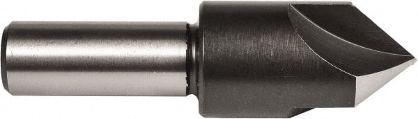 Union Butterfield - 3/8" Head Diam, 1/4" Shank Diam, 3 Flute 90° High Speed Steel Countersink - All Tool & Supply