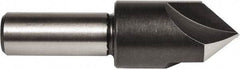 Union Butterfield - 5/8" Head Diam, 3/8" Shank Diam, 3 Flute 100° High Speed Steel Countersink - Bright Finish, 2-1/4" OAL, Single End, Straight Shank, Right Hand Cut - All Tool & Supply