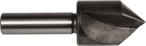 Union Butterfield - 1/2" Head Diam, 1/4" Shank Diam, 1 Flute 90° High Speed Steel Countersink - All Tool & Supply