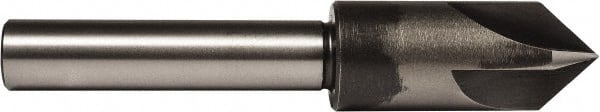 Union Butterfield - 5/8" Head Diam, 1/2" Shank Diam, 4 Flute 60° High Speed Steel Countersink - All Tool & Supply