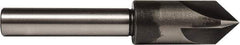 Union Butterfield - 5/8" Head Diam, 1/2" Shank Diam, 4 Flute 82° High Speed Steel Countersink - Bright Finish, 4" OAL, Single End, Straight Shank, Right Hand Cut - All Tool & Supply