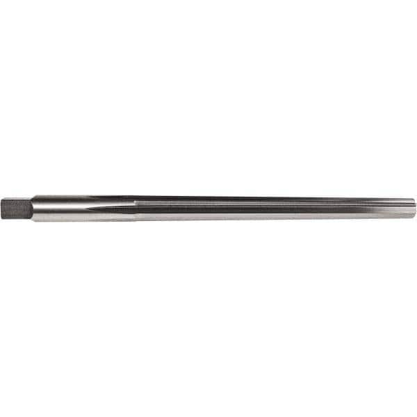 Union Butterfield - #10 Pin, 0.7216" Diam, 0.5799" Small End, 5/8" Diam Straight Shank, 6-13/16" Flute, Taper Pin Reamer - All Tool & Supply