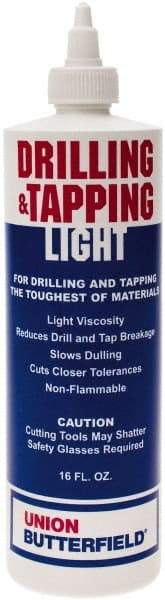 Union Butterfield - 16 oz Bottle Cutting & Tapping Fluid - Use on Ferrous Metals & Nonferrous Metals - All Tool & Supply