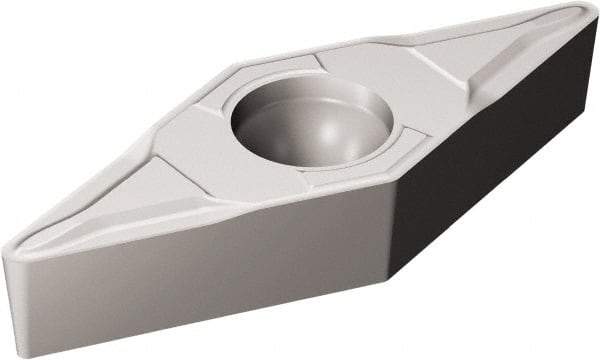 Sandvik Coromant - VBMT330 KF Grade H13A Carbide Turning Insert - Uncoated, 35° Diamond, 3/8" Inscr Circle, 3/16" Thick, 0.2mm Corner Radius - All Tool & Supply