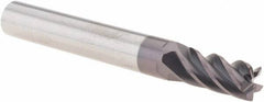 M.A. Ford - 9/32", 5 Flute, Single End, Solid Carbide, 0.015" Corner Radius End Mill - 2-1/2" OAL, 38° Helix, Right Hand Flute, 5/8" LOC, Right Hand Cut - All Tool & Supply