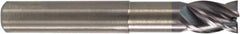 M.A. Ford - 12mm, 4 Flute, Single End, Solid Carbide, 0.5mm Corner Radius End Mill - 83mm OAL, 35/38° Helix, Right Hand Flute, 18mm LOC, Right Hand Cut, 38mm Extended Reach - All Tool & Supply