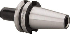 Parlec - 3/64" to 9/16" Capacity, 2.95" Projection, BT40 Taper Shank, DA100 Collet Chuck - 0.0004" TIR, Through-Spindle - Exact Industrial Supply