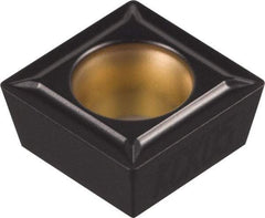 Kennametal - SPMT32.51 LF Grade KCK20 Carbide Turning Insert - TiCN/Al2O3 Finish, 90° Square, 3/8" Inscr Circle, 5/32" Thick, 1/64" Corner Radius - All Tool & Supply