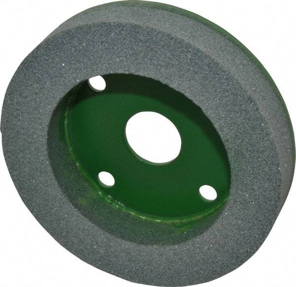 Camel Grinding Wheels - 6" Diam, 1-1/4" Hole Size, 1" Overall Thickness, 60 Grit, Type 50 Tool & Cutter Grinding Wheel - Medium Grade, Silicon Carbide, I Hardness, Vitrified Bond, 3,450 RPM - All Tool & Supply