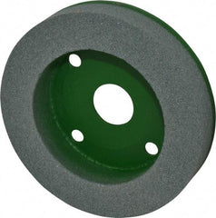 Camel Grinding Wheels - 6" Diam, 1-1/4" Hole Size, 1" Overall Thickness, 80 Grit, Type 50 Tool & Cutter Grinding Wheel - Medium Grade, Silicon Carbide, I Hardness, Vitrified Bond, 3,450 RPM - All Tool & Supply