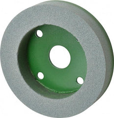 Camel Grinding Wheels - 6" Diam, 1" Hole Size, 1" Overall Thickness, 100 Grit, Type 50 Tool & Cutter Grinding Wheel - Fine Grade, Silicon Carbide, I Hardness, Vitrified Bond, 3,450 RPM - All Tool & Supply