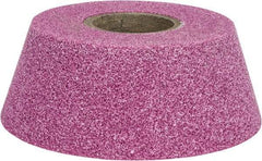 Grier Abrasives - 4" Diam, 1-1/4" Hole Size, 2-3/16" Overall Thickness, 60 Grit, Type 11 Tool & Cutter Grinding Wheel - Medium Grade, Aluminum Oxide, K Hardness, Vitrified Bond, 6,207 RPM - All Tool & Supply